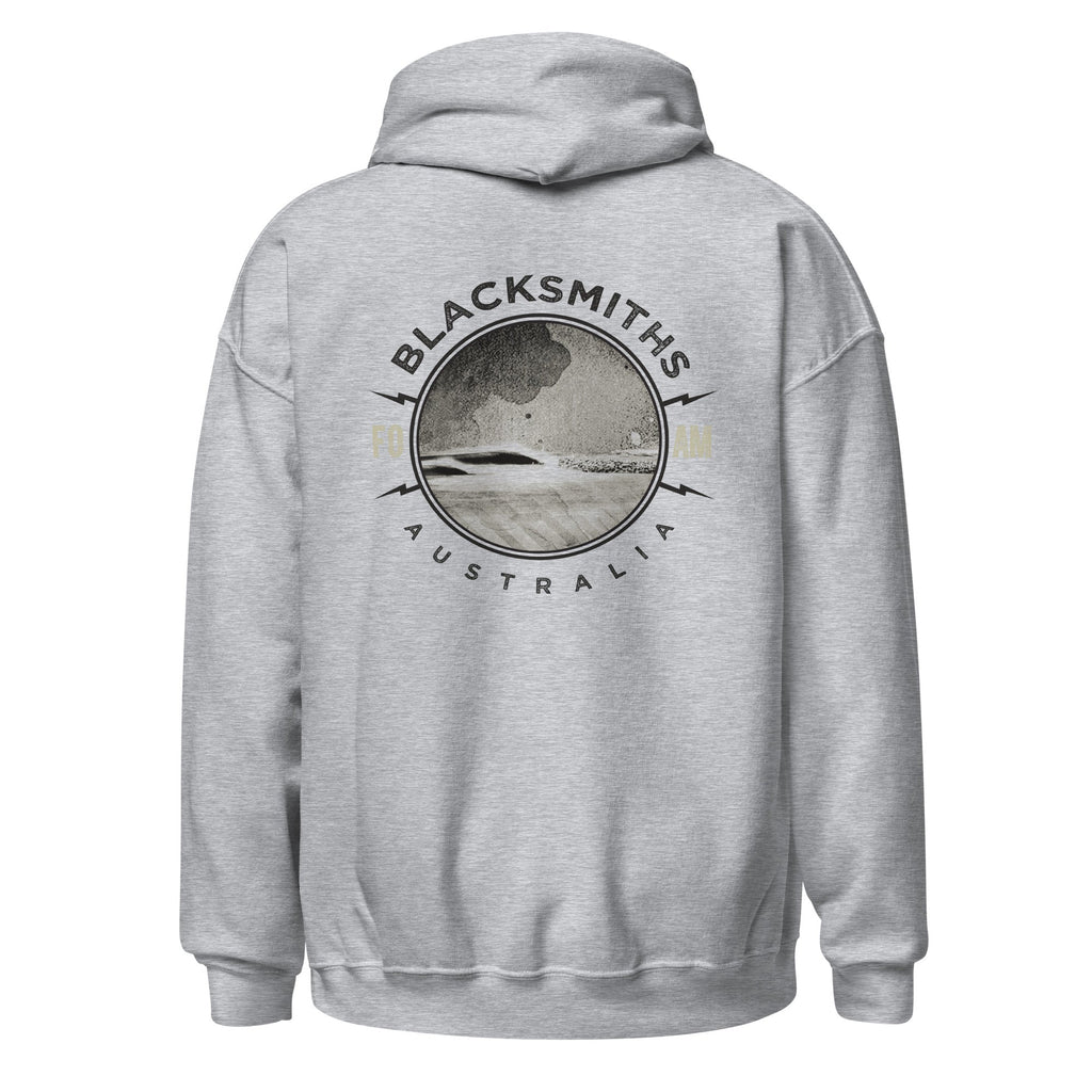 Blacksmiths halftone circle hoodie
