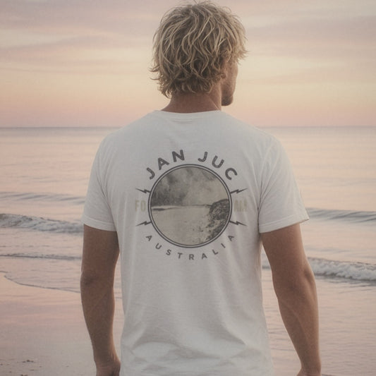 Jan Juc Tee - Foam Riders surf tee, back print