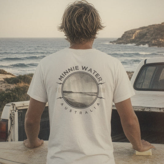 Minnie Water Tee - Foam Riders surf tee, back print