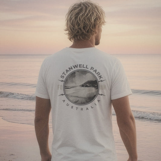 Stanwell Park Tee - Foam Riders surf tee, back print